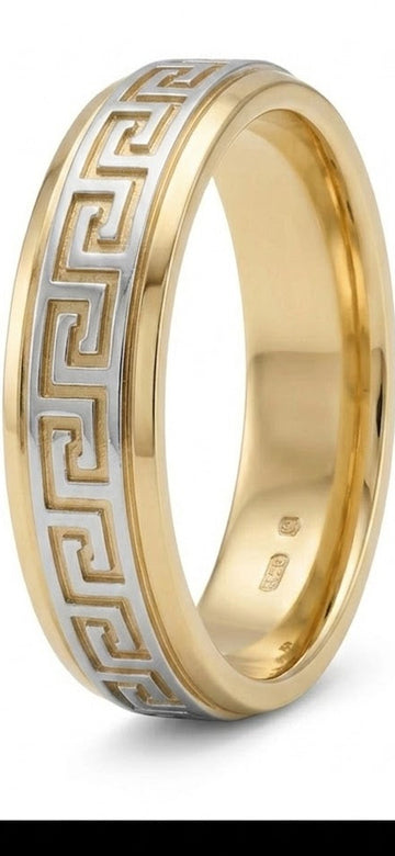 Women's Gold and White Ring