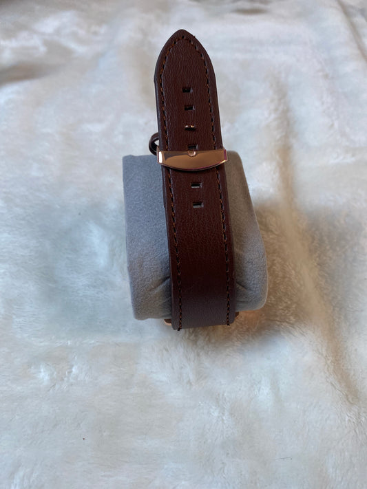 Brown Leather Band Watch