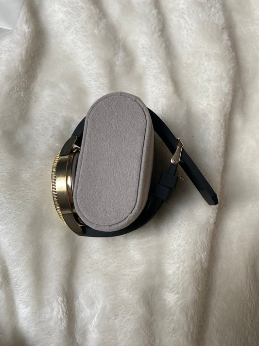 Gold Silicon Band Watch