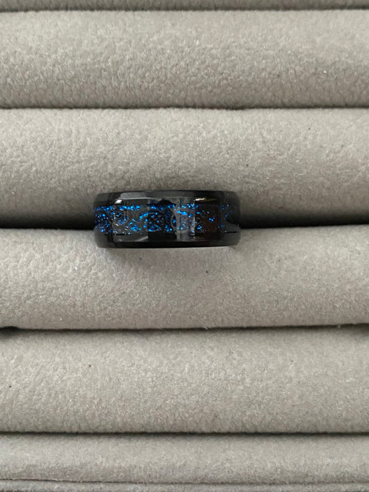 Black and Blue ring