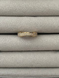 Gold and White Ring